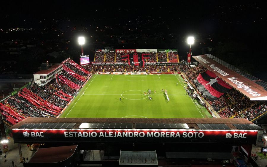 Vista aérea del Estadio Alejandro Morera Soto